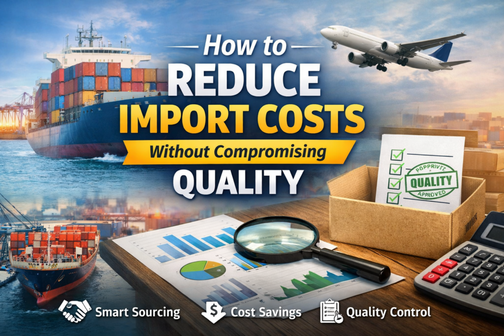 reduce import costs without compromising quality